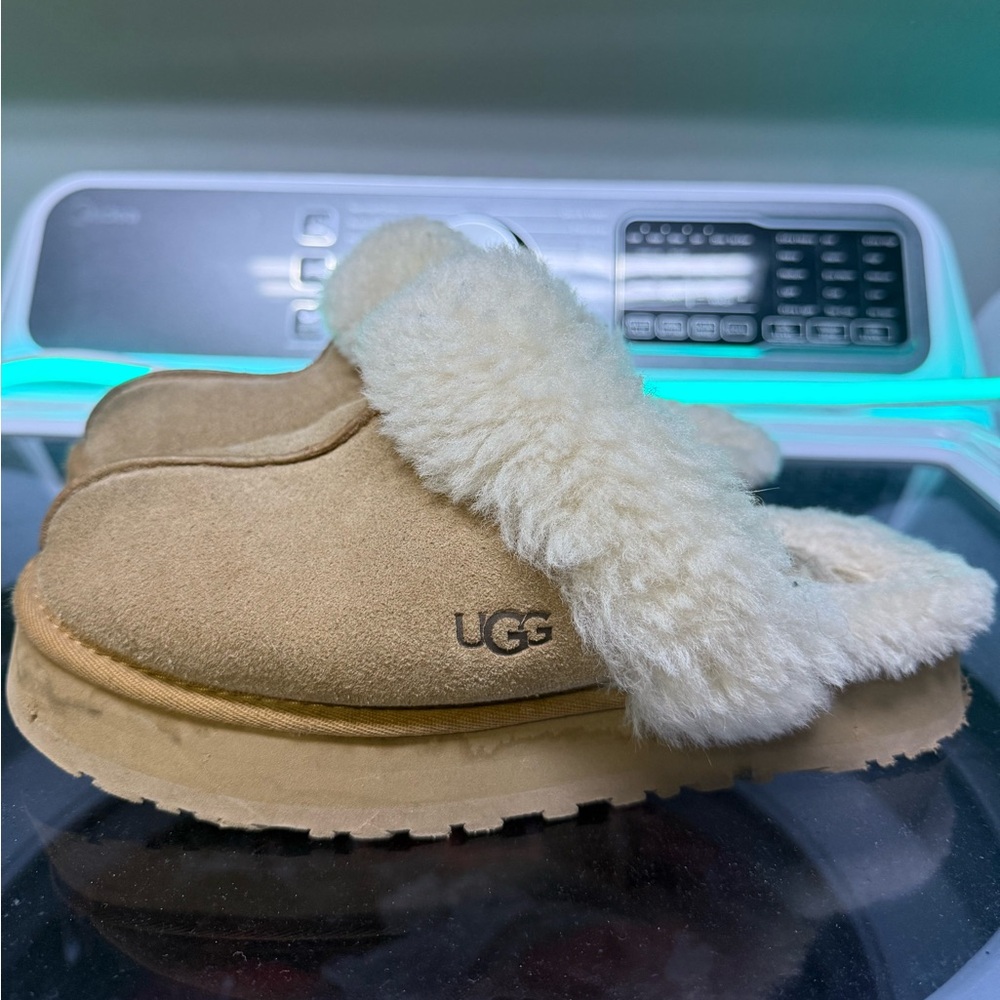 UGG Tan and Cream Women's Slippers
